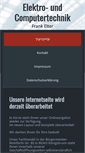 Mobile Screenshot of eltertechnik.de